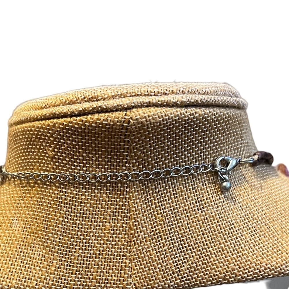 Unique Multicolor Gemstone Statement Chocker Styl… - image 5